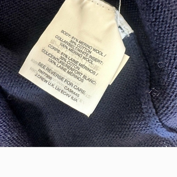 J. Crew Kaya Tipped Sweater Dress (Missing Belt) - Picture 10 of 12